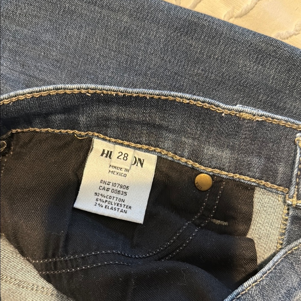 Hudson Jeans Women's Skinny Jeans - Dark Blue - Picture 3 of 4